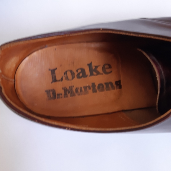 Vintage oxblood Loake x Dr. Martens oxfords - made in England - Picture 3 of 9